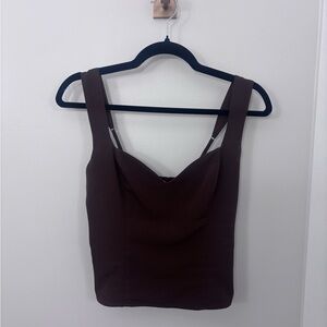 Abercrombie & Fitch Rich Brown Sweetheart Camisole